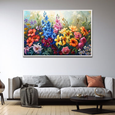 Impressionist Painting of Flowers